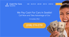 Desktop Screenshot of cashforcarsseattle.com